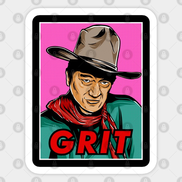 Grit Sticker by opoyostudio